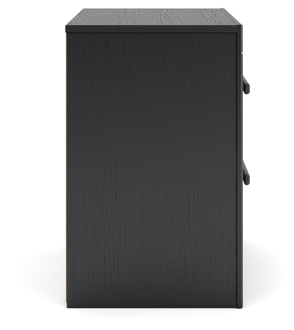 Broachmyn - 3 Pc. - Dresser And 2 Nightstands - Black / Gray