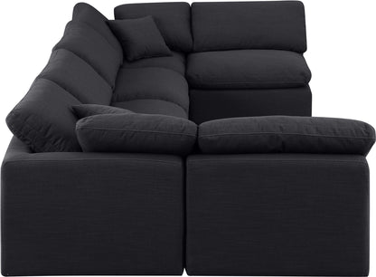 Indulge - Linen 6 Piece Modular U-Shaped Sectional