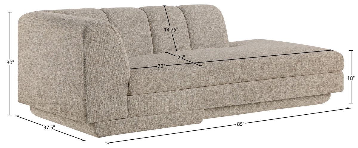 Modari - Fabric Upholstered Chaise