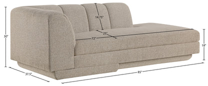Modari - Fabric Upholstered Chaise