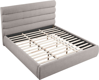 Adam - Linen Fabric Bed With 52" Headboard