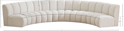 Infinity - 5 Piece Boucle Modular Sectional