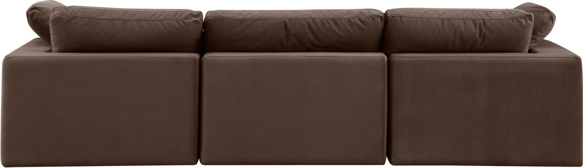 Comfy - Velvet Modular Sofa 3 Seats