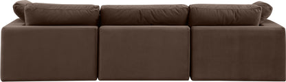 Comfy - Velvet Modular Sofa 3 Seats