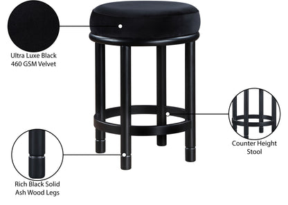 Monette - Counter Stool With Black Base