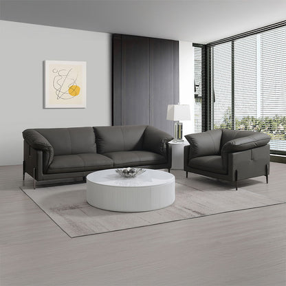 Tadi - Chair - Black Top Grain Leather
