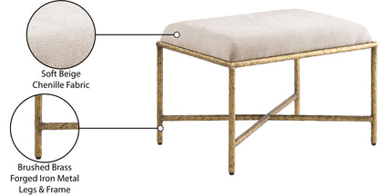 Valley - Bench With Gold Frame