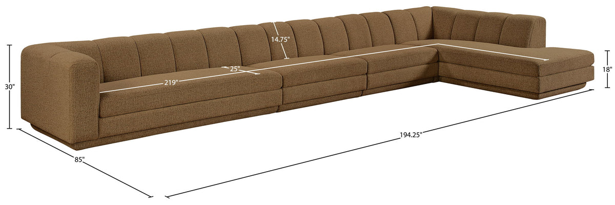 Modari - Sectional - Brown