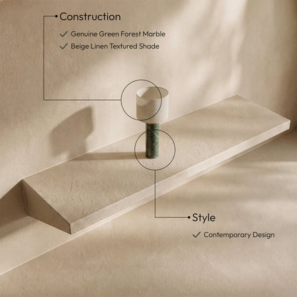 Titan - Textured Fabric Table Lamp