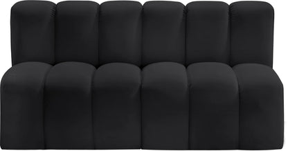 Arc - Faux Leather 2 Seats Modular Sofa
