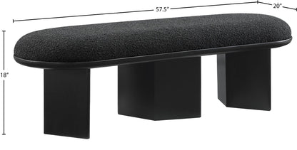 Wilshire - Bench With Black Base