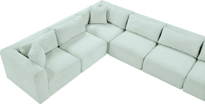 Shaggy - 9 Piece Modular U-Shaped Sectional