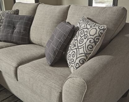 Kestrel - Sofa Chaise - Pearl Silver