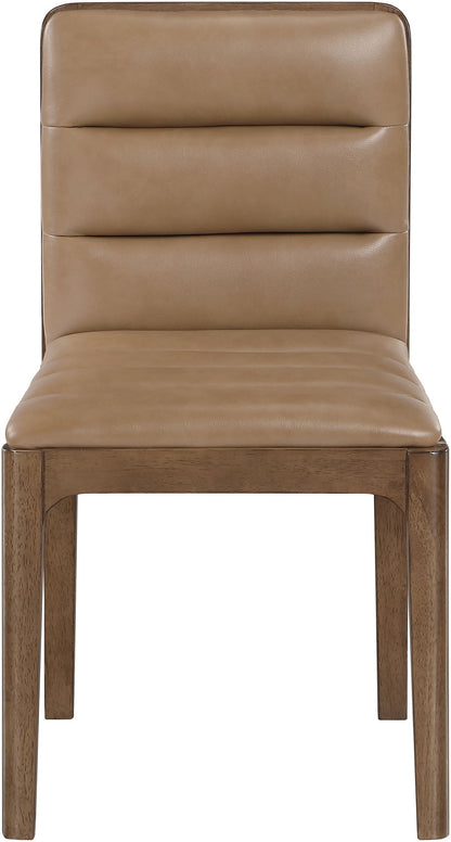 Ellis - Vegan Leather Upholstered Dining Chair (Set of 2) - Tan