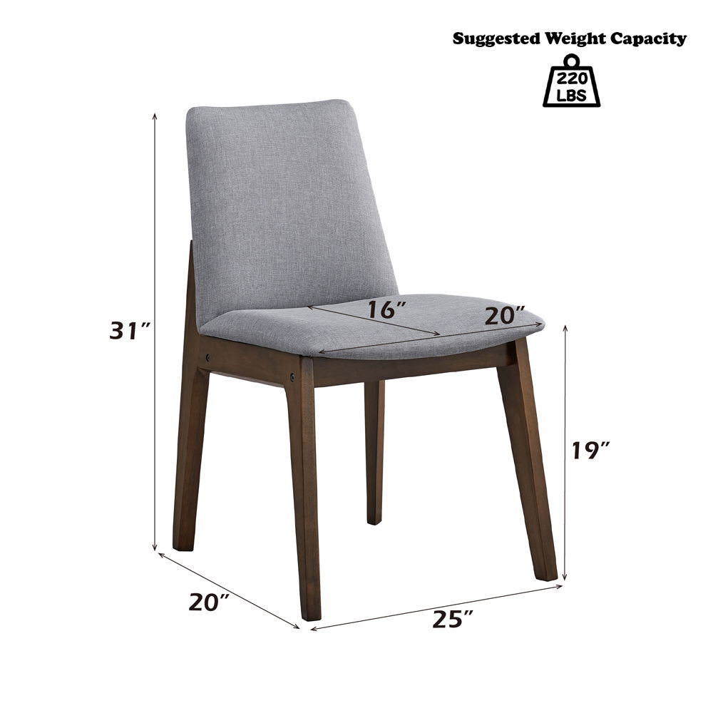 Kaela - Side Chair (Set of 2) - Walnut