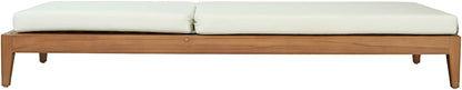 Mirella - Water Resistant Fabric Upholstered Outdoor Patio Chaise Lounge