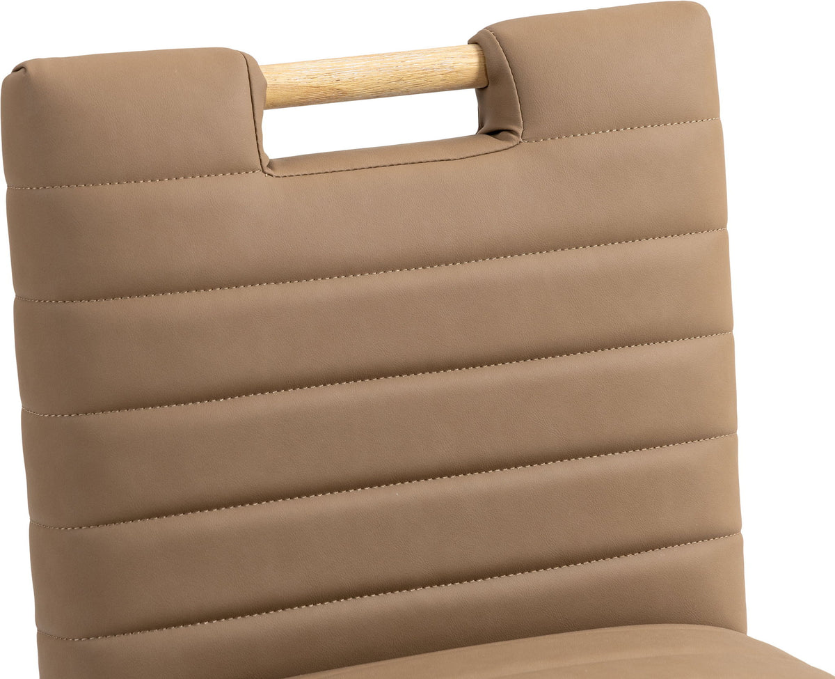 Aimee - Counter Stool - Light Brown Legs