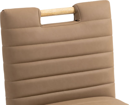 Aimee - Counter Stool - Light Brown Legs