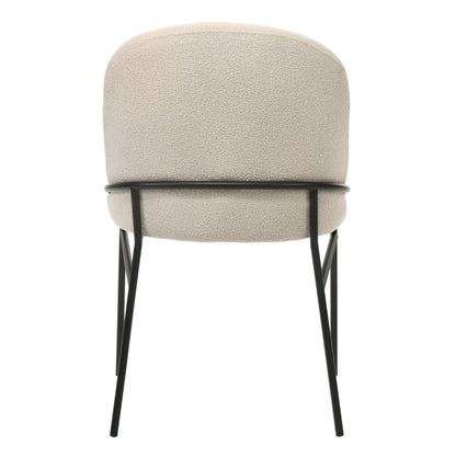 Lark - Side Chair (Set of 2) - White / Black