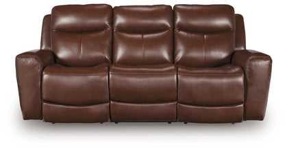 Bexhurst - 2 Pc. - Power Reclining Sofa And Loveseat - Mahogany