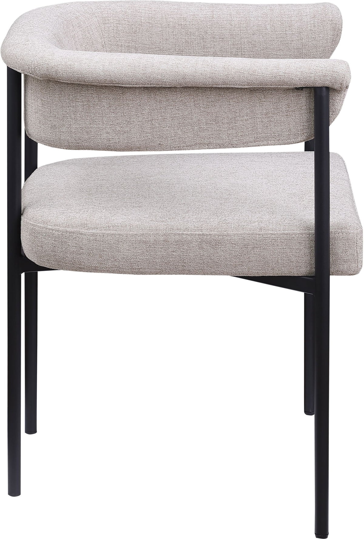 Malin - Linen Dining Chair (Set of 2) - Taupe