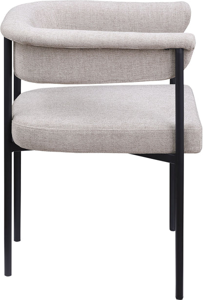 Malin - Linen Dining Chair (Set of 2) - Taupe