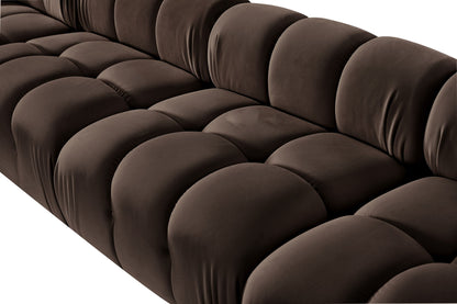 Orin - Velvet 5 Piece Modular Sectional