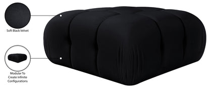 Orin - Velvet Performance Fabric Upholstered Modular Ottoman
