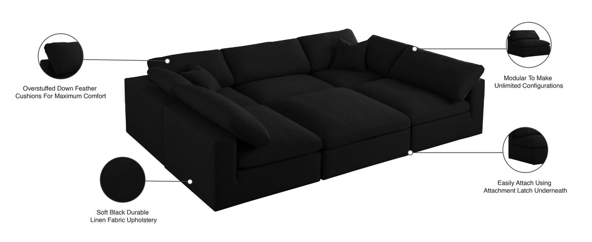 Serene - 6 Piece Modular Sectional
