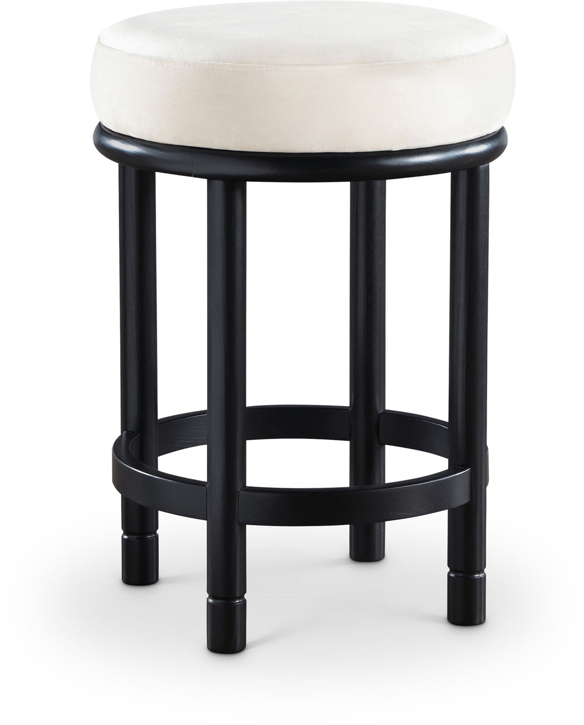 Monette - Counter Stool With Black Base