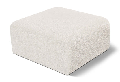 Arc - Boucle Fabric Ottoman