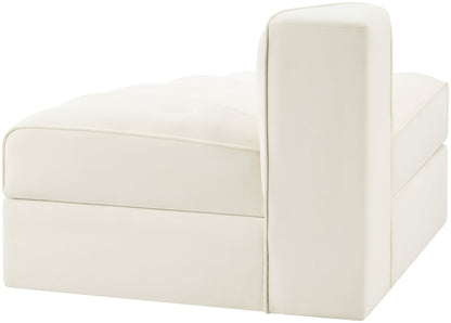 Rummi - Velvet Performance Fabric Upholstered Modular Chair