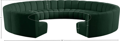 Infinity - 11 Piece Boucle Modular Sectional