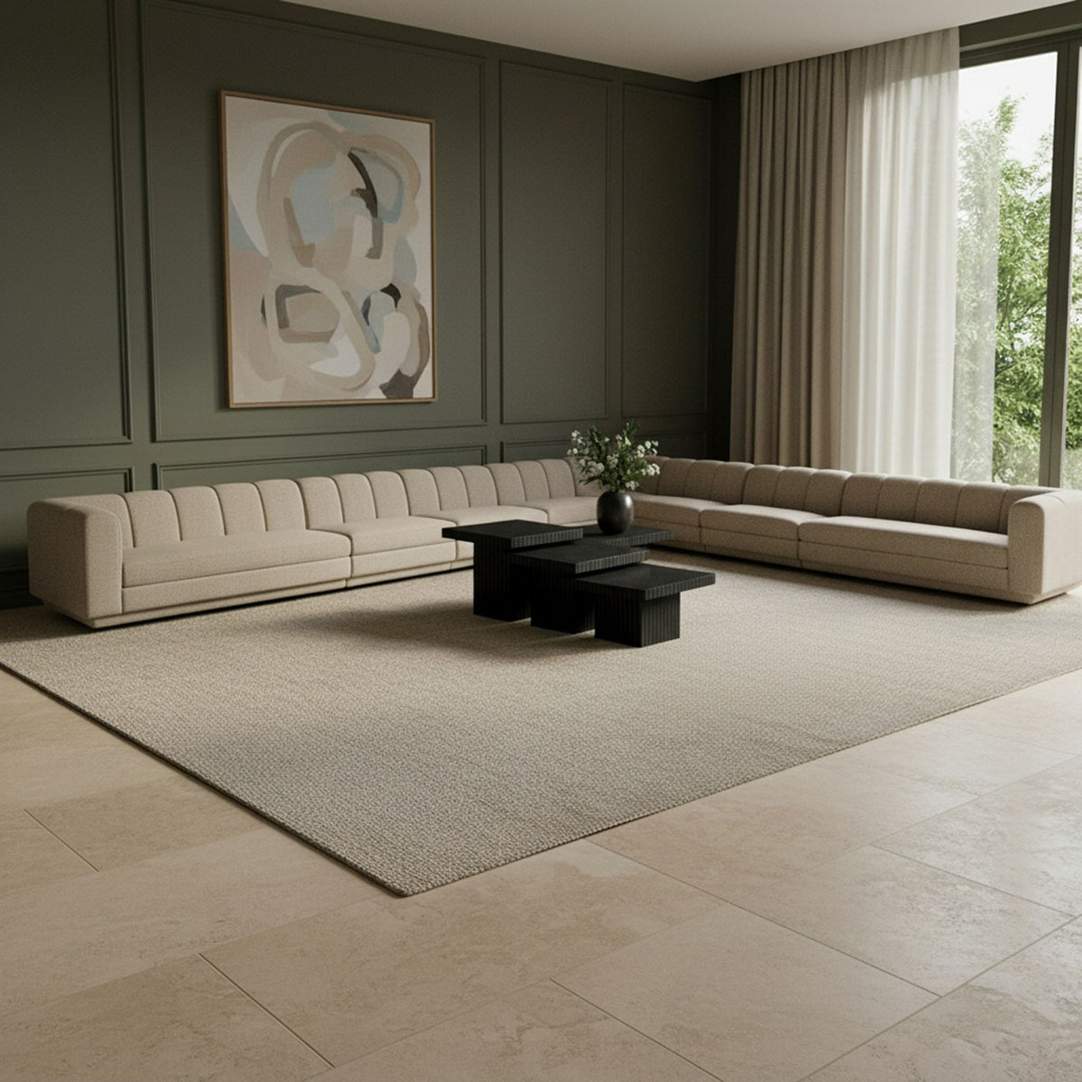 Modari - Sectional - Beige