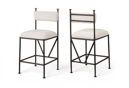 Monarch - Velvet Counter Stool (Set of 2)