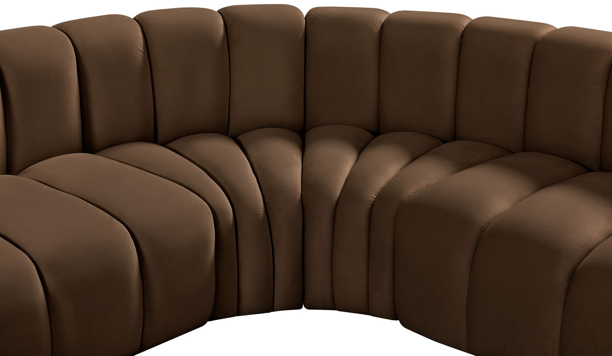 Arc - Velvet 7 Piece Modular Sofa