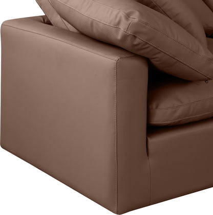 Indulge - Faux Leather 4 Piece Modular Corner Sectional