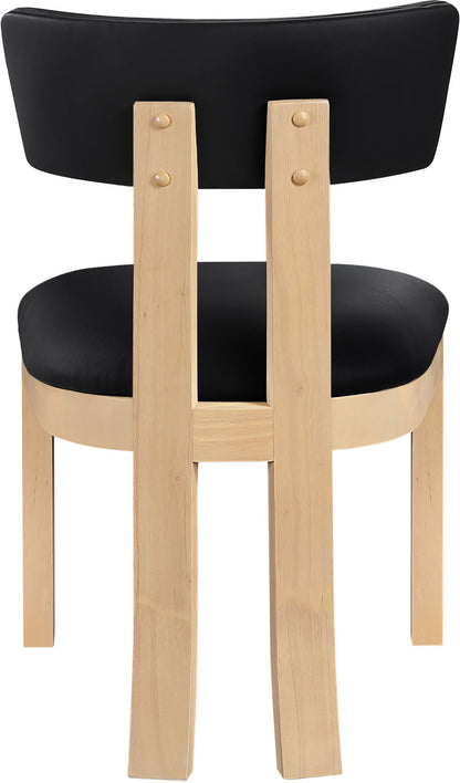 Lavrin - Vegan Leather Dining Side Chair (Set of 2) - Natural Base