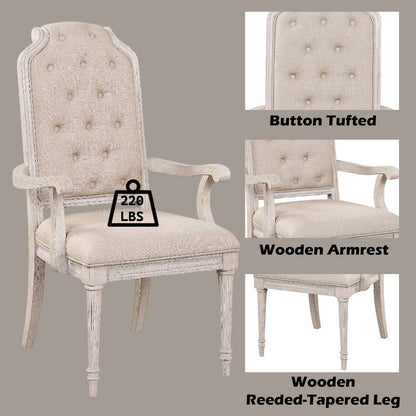 Wynsor - Arm Chair (Set of 2) - Antique White