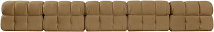 Orin - Fabric Velvet 5 Piece Modular Sofa