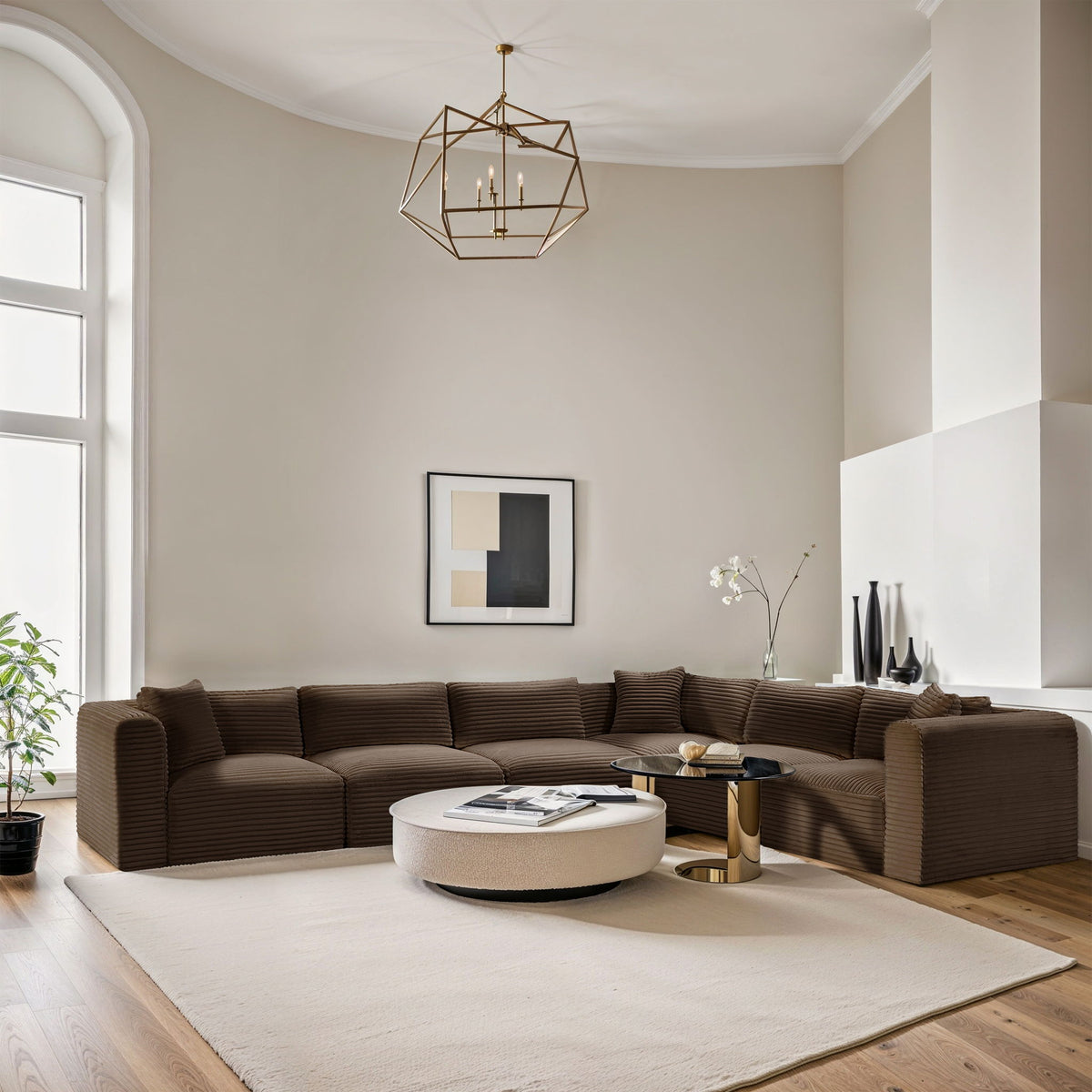 Shaggy - 6 Piece Modular Corner Sectional