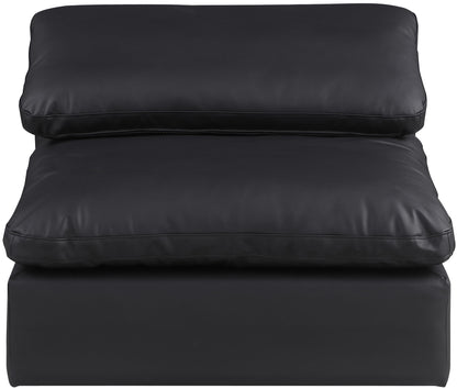 Comfy - Faux Leather Armless Chair