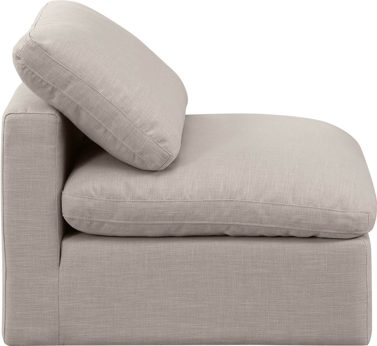 Indulge - Linen Armless Chair