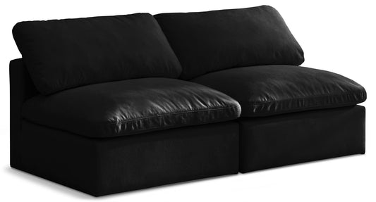 Plush - Modular Armless 2 Seat Sofa