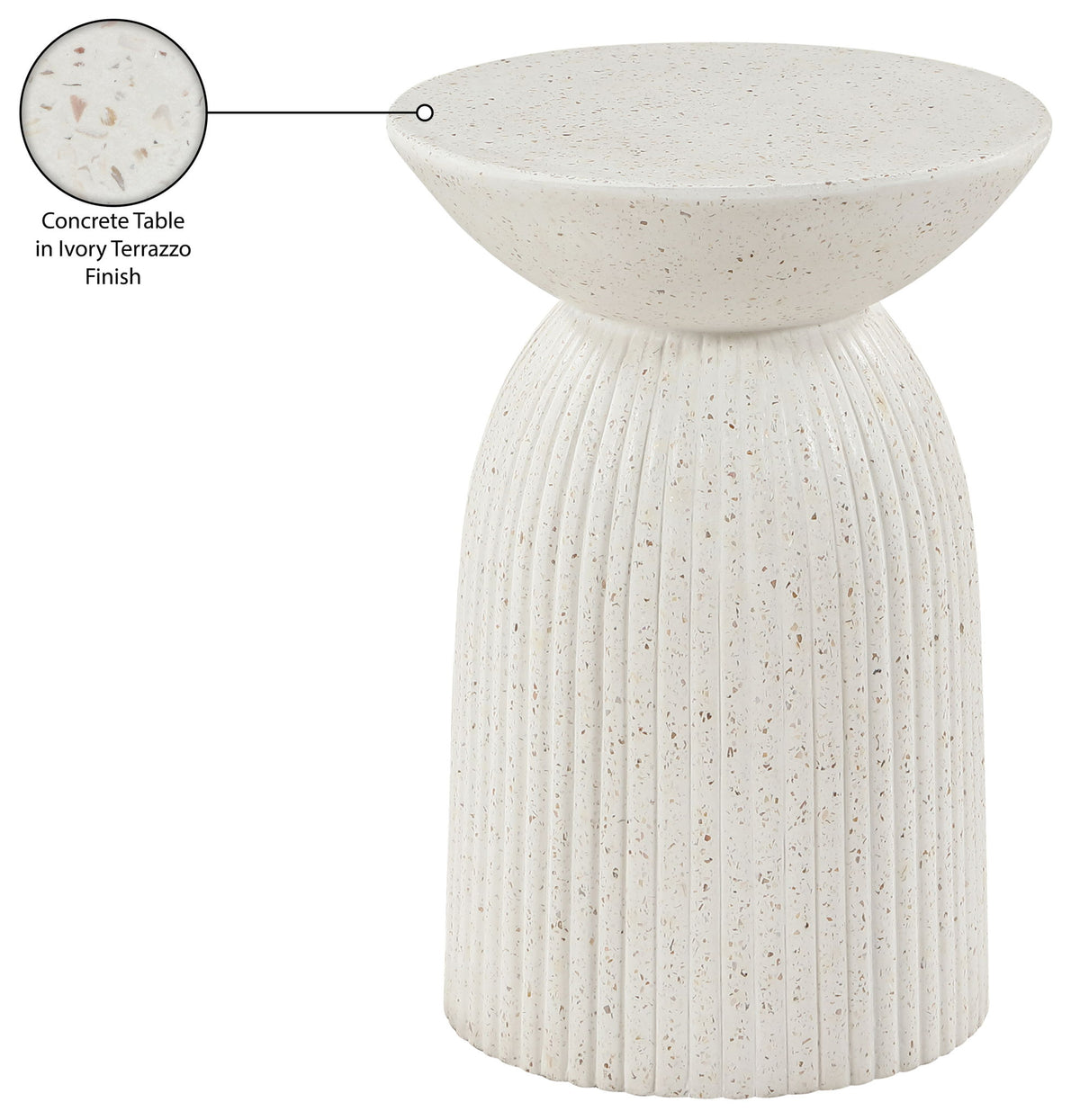 Opani - Concrete End Table