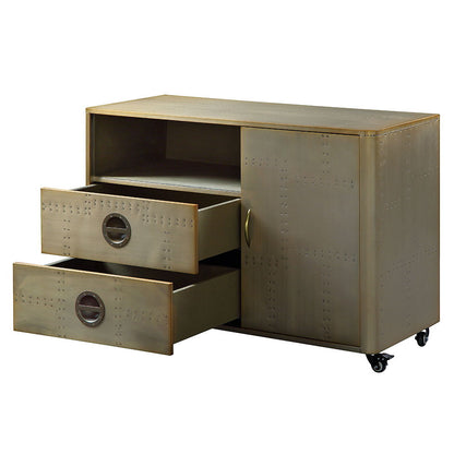 Jennavieve - Cabinet - Gold Aluminum