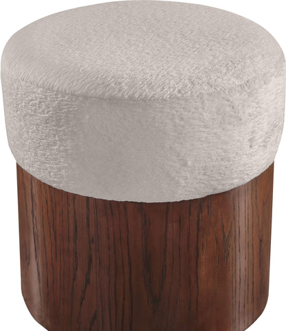 Nimes - Ottoman / Stool With Brown Base