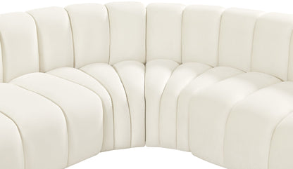 Arc - Velvet 8 Piece U-Shaped Modular Sofa