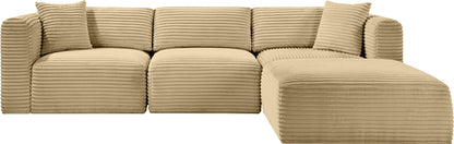 Shaggy - 4 Piece Modular Sectional