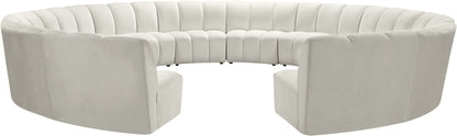 Infinity - 12 Piece Velvet Modular Sectional